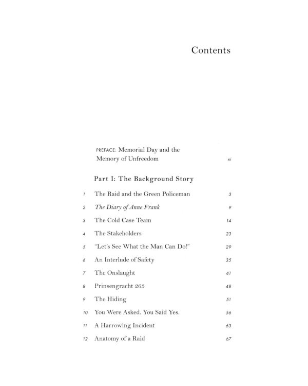 The Betrayal of Anne Frank. A Cold Case Investigation