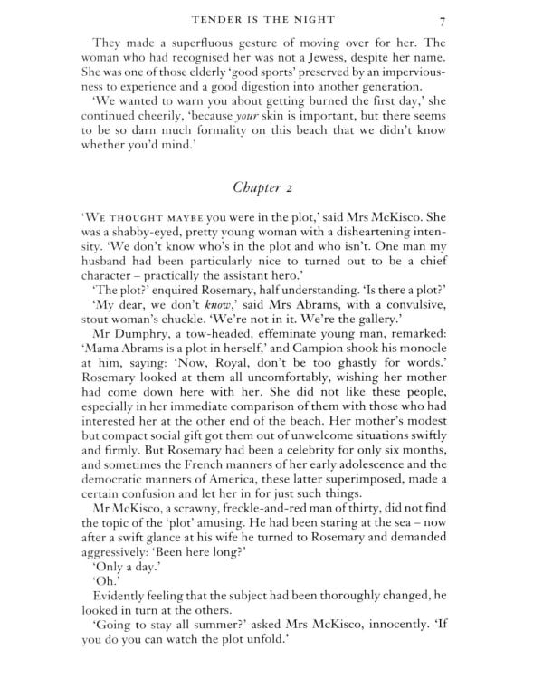 Tender is the Night & The Last Tycoon