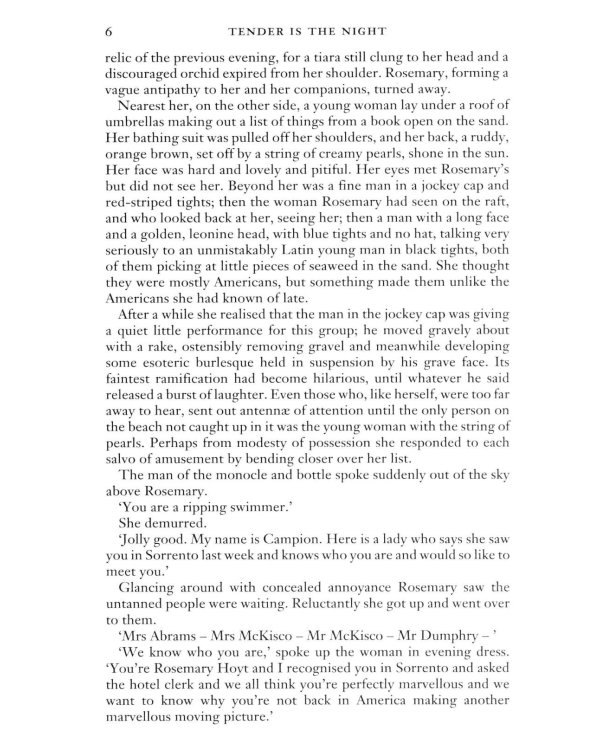 Tender is the Night & The Last Tycoon