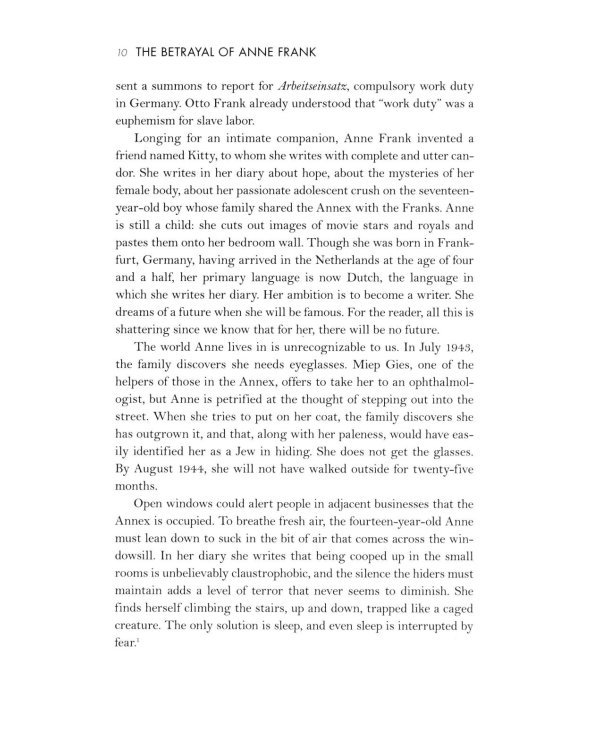 The Betrayal of Anne Frank. A Cold Case Investigation