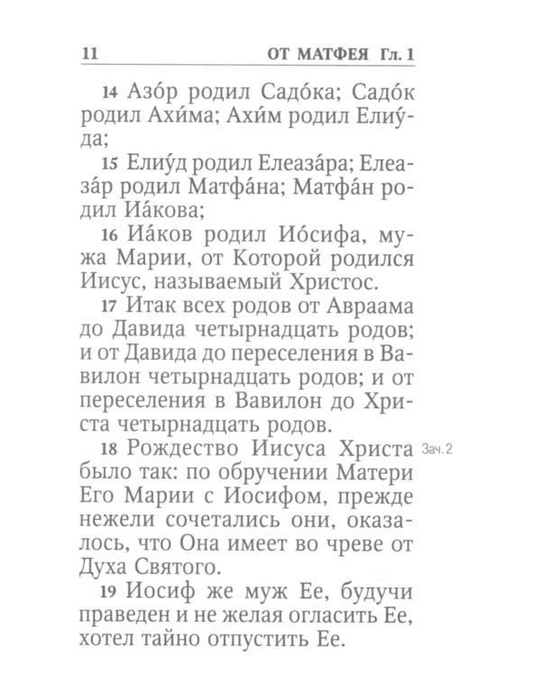 Святое Евангелие Господа нашего Иисуса Христа. 3-е изд