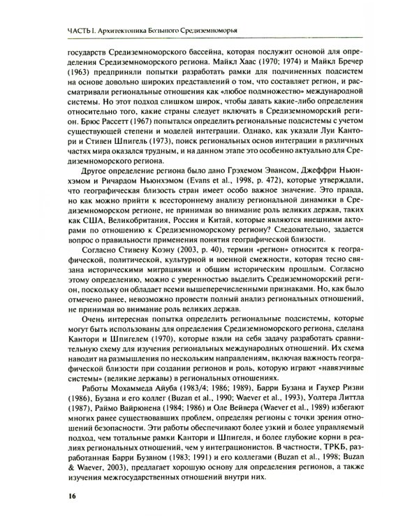 Большое Средиземноморье как формирующаяся подсистема международных отношений: монография