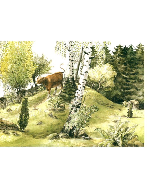 Теленок на рождество