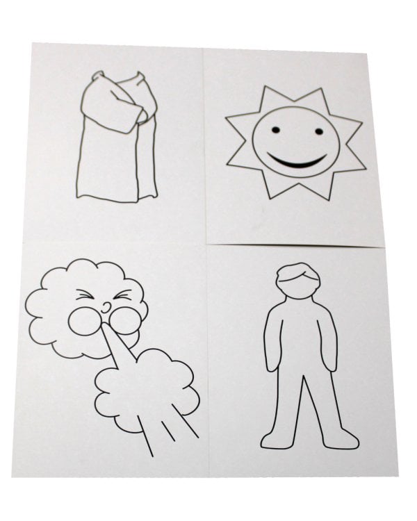 Программа, основанная на ECERS. Наглядно-дидактический материал к теме "Солнце". 3-5 лет