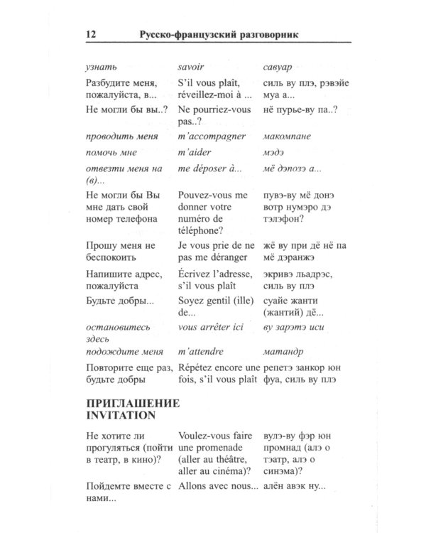 Современный русско-французский разговорник