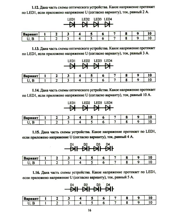 Полупроводниковые приборы и источники света. Цифровые электронные устройства. Алгоритмы обработки цифровой информации. Практикум: Учебное пособие