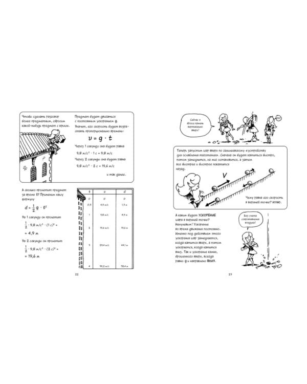 Лучший подарок отличнику. Химия. Алгебра. Биология. Физика : в комиксах  (комплект из 4-х кн. )