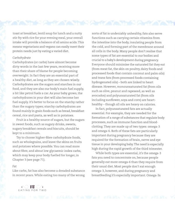 Eating for Two. The complete guide to nutrition during pregnancy and beyond