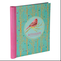 Фотоальбом «ПТИЧКА» с обложкой из картона (с листами из картона с клеевым покрытием и пленкой-ПВХ для крепления фото, с креплением на гребне (20 листов) / 2,5x29x24.5см арт.81297