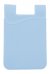 Футляр для карточек Голубой из силиконового полимера, с клеевым креплением 9,4x6,8см арт.79931