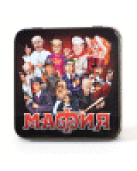 Игра настольная карточная Мафия жестяная коробочка