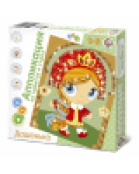 Набор для творчества. Аппликация из пайеток и страз Дашенька