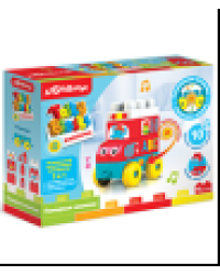 Пожарная машинка Talky Blocks кнопочка