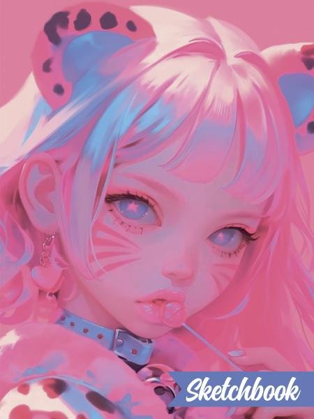 СКЕТЧБУК А5. WILD PINK выб.лак