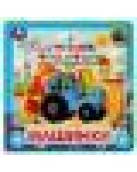 Машинки. СИНИЙ ТРАКТОР книга EVA с пазлами 180х180мм 5 разв. Умка в кор.32шт