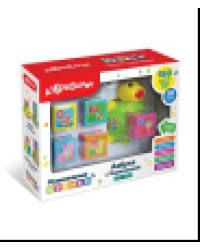 Азбука с Черепашкой жёлтая комплект: черепашка и кубики 5 шт.