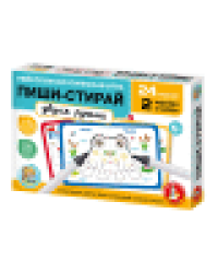 Игра развивающая Пиши-стирай двумя руками 12 двуст.карточек