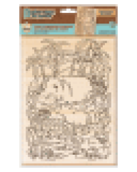 Выжигание. Доска для выжигания 1 шт Обитатели водоема А4 европодвес