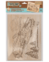 Выжигание. Доска для выжигания 1 шт Транспортно-боевой вертолет МИ-35 А4 европодвес