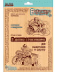 Выжигание. Доски для выжигания 2 шт Квадроцикл и Мотоцикл блистер