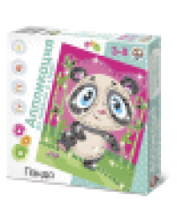 Набор для творчества. Аппликация из пайеток и страз Панда