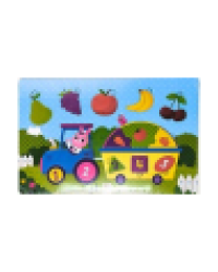 Пазлы на подложке. Весёлые знания