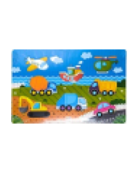 Пазлы на подложке. Машины