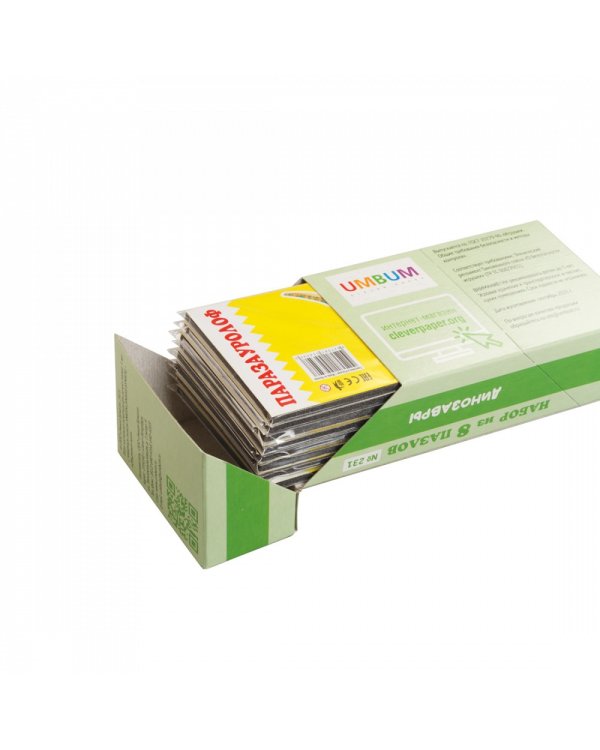 Динозавры. Набор из 8 пазлов. Игра настольно-печатная Объемные пазлы