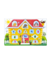 Пазлы на подложке. Счёт от 1 до 10