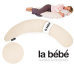 La Bebe™ Moon Maternity Pillow Art.12607 Light Beige Большая подушка для беременных с наполнителем из Memory Foam (особенно мягкий и тихий наполнитель) 185cm