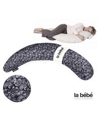 La Bebe™ Moon Maternity Pillow Art.92070 EOriental Dark Blue Большая подушка для беременных с наполнителем из Memory Foam (особенно мягкий и тихий), 185 см