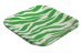 Тарелка 10 шт. (0.126 кг) - зеленая зебра