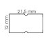 Маркировка 21.5x12 наклейки, Воздушный