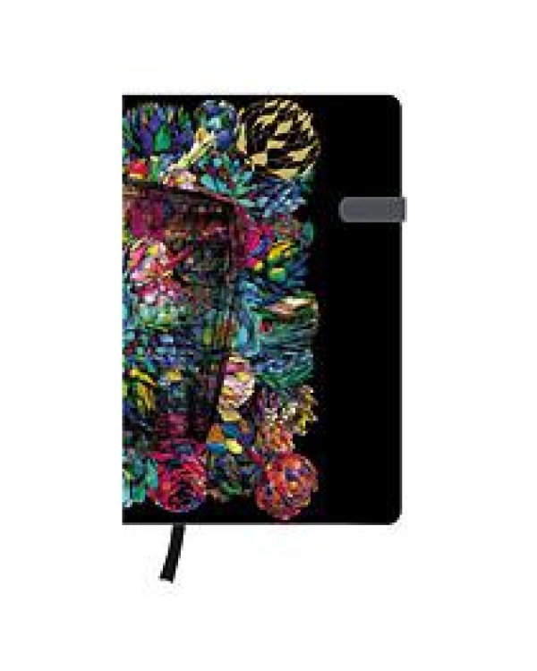 Блок А5 / 96 līn.ar magnētu.Melnas цветов