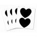 Наклейки мелка доски -Heart 8gb