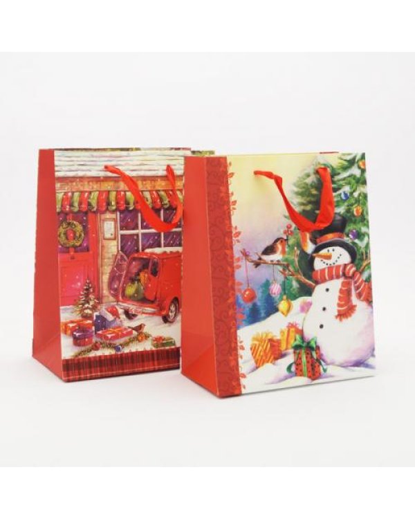 Подарочный пакет 18 23 см MIX