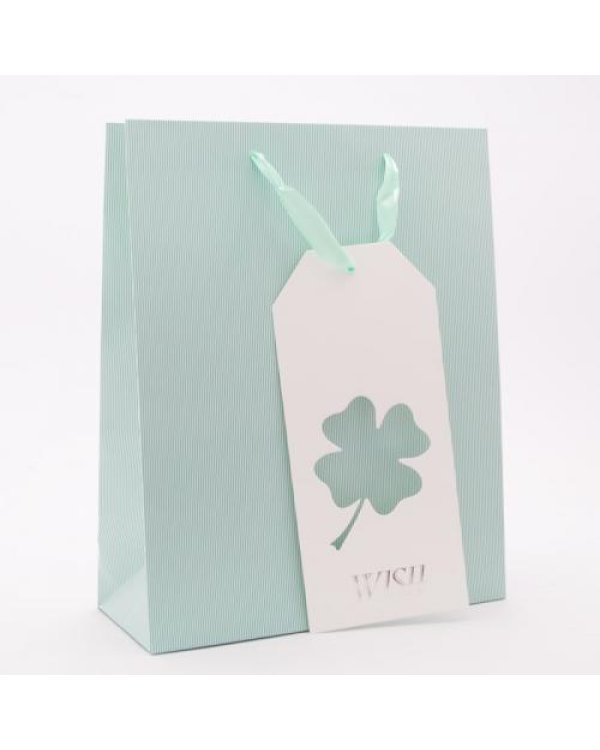 Подарочный пакет 26 32 см пастель