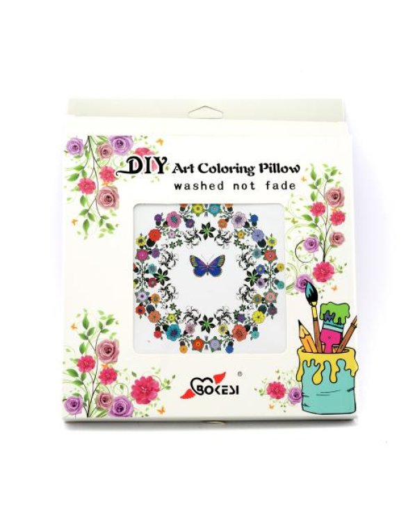 Декоративная наволочка с цветами