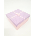 Подарочная коробка 19x19cm фиолетовый / розовый
