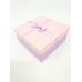 Подарочная коробка 19x19cm фиолетовый / розовый