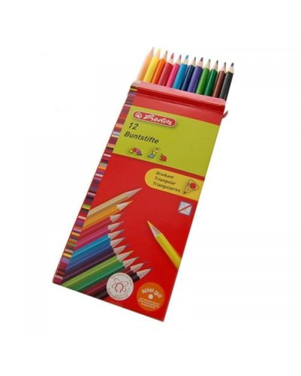 12 цветных карандашей Herlitz