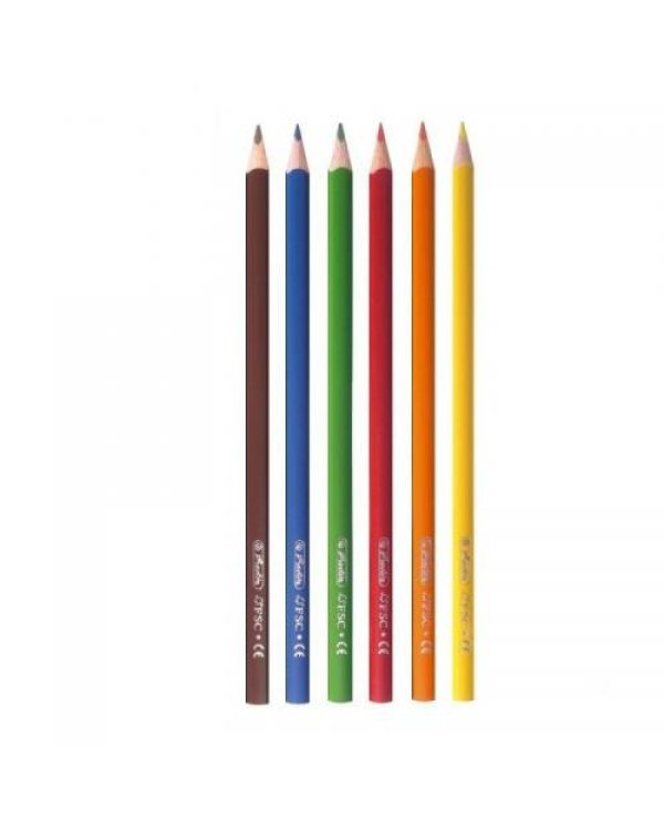 6 цветных карандашей Herlitz