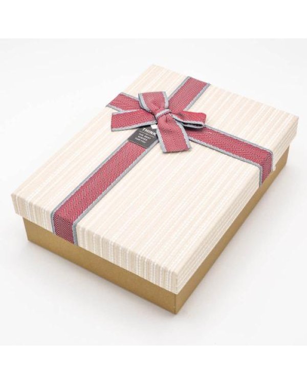 Подарочная коробка полосатые 23 17 6.5