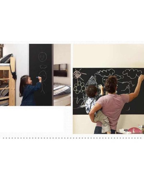 Белая черная клейкая пленка 45 * 200см