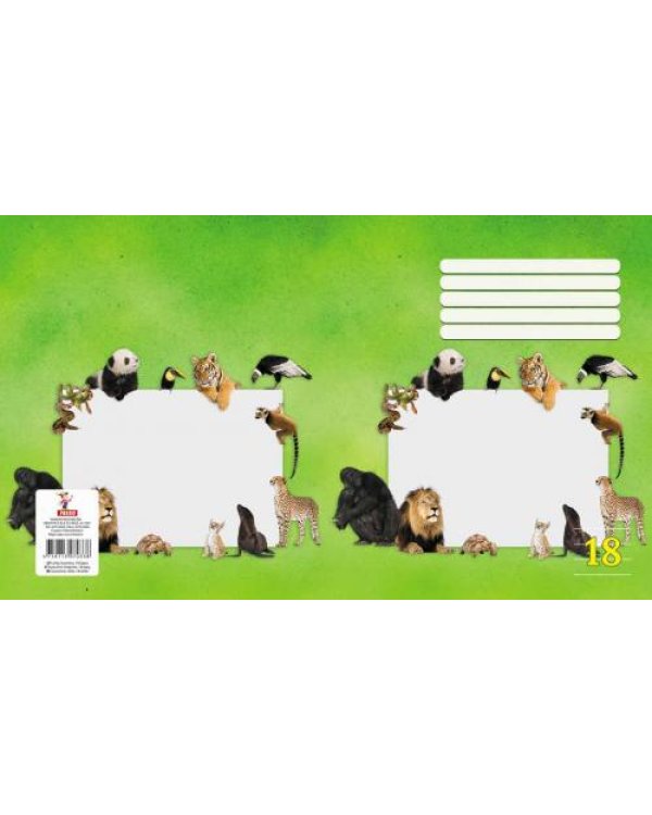 Тетрадь линия 18lpp Freko