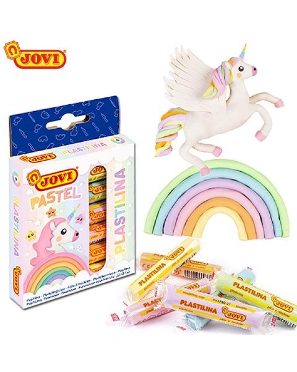 Пластилин Jovi - 6 пастельных оттенков