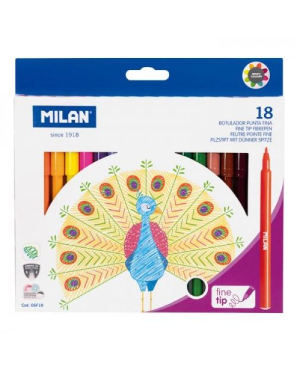 Flomasteri  Milan 2mm