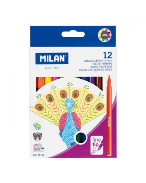 Flomasteri  Milan 2mm
