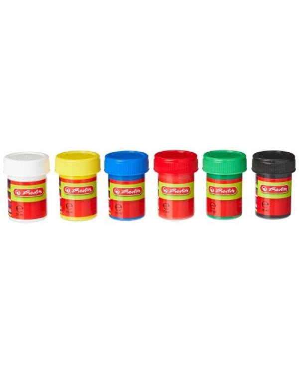 Guaša 6 krāsu Herlitz