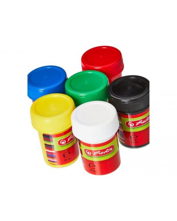 Guaša 6 krāsu Herlitz